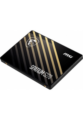 Твердотільний накопичувач SSD 240Gb, MSI Spatium S270, SATA3, 2.5", 3D TLC, 500/400 МБ/с (S78-440N070-P83)