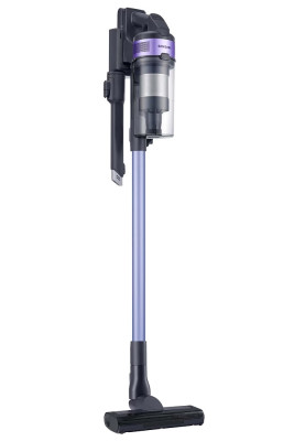 Пилосос Samsung VS15A6031R4/UK, Violet/Black, 410W, акумуляторний, всмоктування 150W, контейнер 0.8 л, сухе прибирання, турбощітка Jet Fit, комбінована насадка, подовжена щілинна насадка