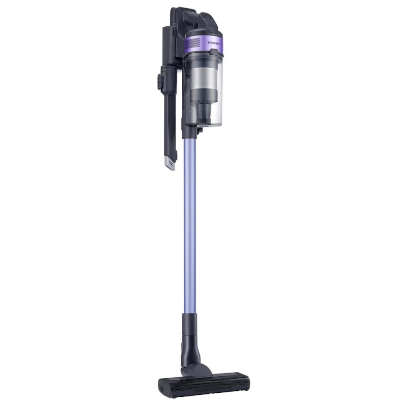 Пилосос Samsung VS15A6031R4/UK, Violet/Black, 410W, акумуляторний, всмоктування 150W, контейнер 0.8 л, сухе прибирання, турбощітка Jet Fit, комбінована насадка, подовжена щілинна насадка
