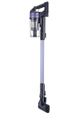 Пилосос Samsung VS15A6031R4/UK, Violet/Black, 410W, акумуляторний, всмоктування 150W, контейнер 0.8 л, сухе прибирання, турбощітка Jet Fit, комбінована насадка, подовжена щілинна насадка