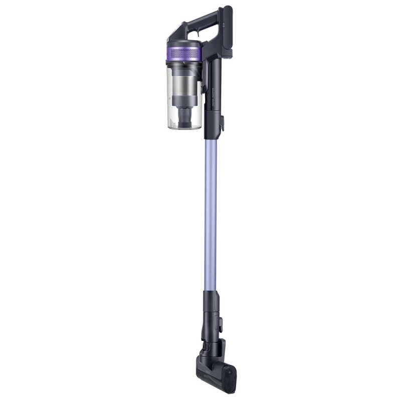 Пилосос Samsung VS15A6031R4/UK, Violet/Black, 410W, акумуляторний, всмоктування 150W, контейнер 0.8 л, сухе прибирання, турбощітка Jet Fit, комбінована насадка, подовжена щілинна насадка