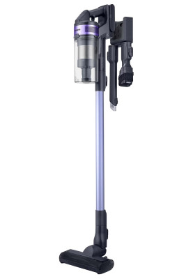 Пилосос Samsung VS15A6031R4/UK, Violet/Black, 410W, акумуляторний, всмоктування 150W, контейнер 0.8 л, сухе прибирання, турбощітка Jet Fit, комбінована насадка, подовжена щілинна насадка