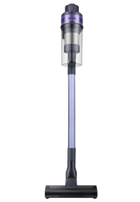 Пилосос Samsung VS15A6031R4/UK, Violet/Black, 410W, акумуляторний, всмоктування 150W, контейнер 0.8 л, сухе прибирання, турбощітка Jet Fit, комбінована насадка, подовжена щілинна насадка