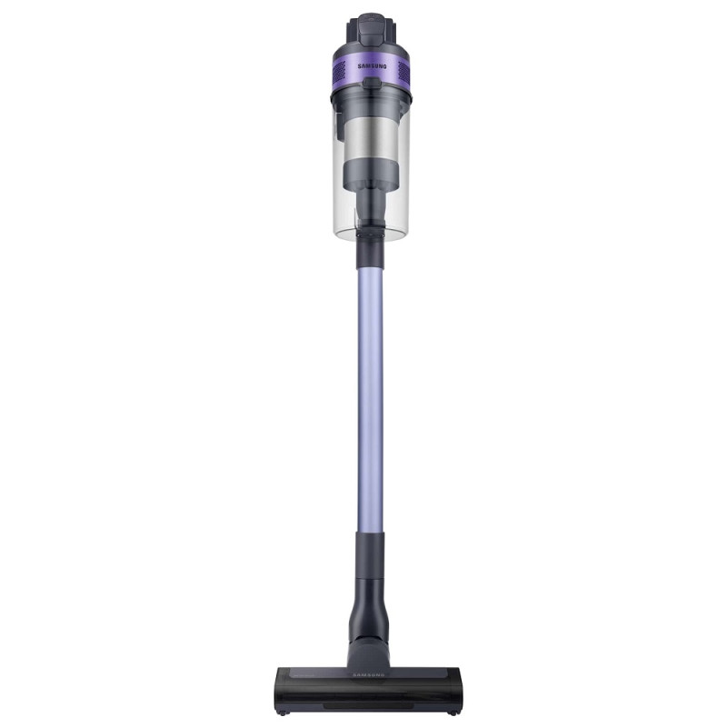 Пилосос Samsung VS15A6031R4/UK, Violet/Black, 410W, акумуляторний, всмоктування 150W, контейнер 0.8 л, сухе прибирання, турбощітка Jet Fit, комбінована насадка, подовжена щілинна насадка