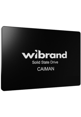 Твердотільний накопичувач SSD 512Gb, Wibrand Caiman, SATA3, 2.5", 3D TLC, 550/460 МБ/с, Bulk (WI2.5SSD/CA512GB)
