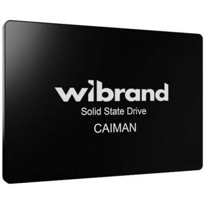 Твердотільний накопичувач SSD 512Gb, Wibrand Caiman, SATA3, 2.5", 3D TLC, 550/460 МБ/с, Bulk (WI2.5SSD/CA512GB)
