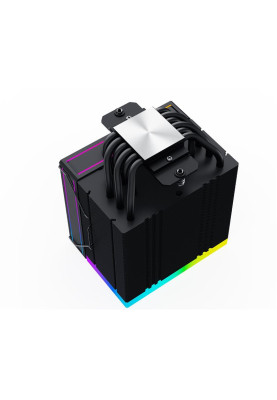 Кулер для процесора ID-Cooling FROZN A610 ARGB, 120 мм, 6 теплових трубок, алюміній/мідь, Intel: 1700, 1200, 1150, 1151, 1155, 1156, AMD: AM4/AM5, 500±200 ~ 2000±10% об/хв, 29.85dB(A) Max, 154х94х120 мм, 4-pin PWM, до 250 Вт