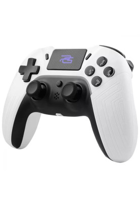 Геймпад Proove Skadi, White, бездротовий (Bluetooth), PS4 / PC / Android, вібрація, акумулятор 400 mAh, Type-C (WGSK00022002)