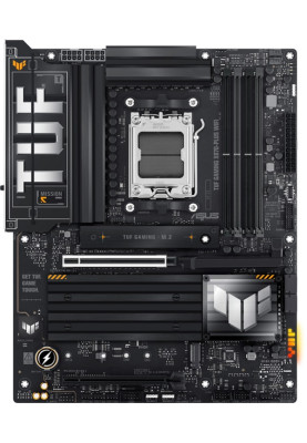 Материнська плата AM5 Asus TUF GAMING X870-PLUS WIFI, X870, 4xDDR5, Int.Video (CPU), 2xSATA3, 4xM.2, 1xPCI-E 5.0 x16, 1xPCI-E 4.0 x16, Realtek ALC1220P, WiFi 7, Bluetooth 5.4, Realtek 2.5Gb, HDMI/2xType-C, ATX
