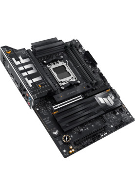 Материнська плата AM5 Asus TUF GAMING X870-PLUS WIFI, X870, 4xDDR5, Int.Video (CPU), 2xSATA3, 4xM.2, 1xPCI-E 5.0 x16, 1xPCI-E 4.0 x16, Realtek ALC1220P, WiFi 7, Bluetooth 5.4, Realtek 2.5Gb, HDMI/2xType-C, ATX