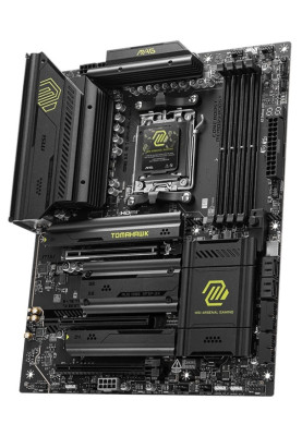 Материнська плата AM5 MSI MAG X870 TOMAHAWK WIFI, X870, 4xDDR5, Int.Video (CPU), 4xSATA3, 4xM.2, 1xPCI-E 5.0 x16, 1xPCI-E 4.0 x16, 1xPCI-E 3.0 x16, ALC4080, WiFi 7, Bluetooth 5.4, Realtek 8126 5G, HDMI/2xType-C, ATX