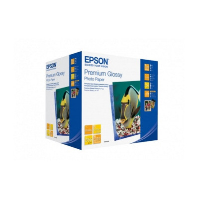 Фотопапір Epson, глянсовий, A6 (10x15), 255 г/м², 500 арк, Premium Series (C13S041826)