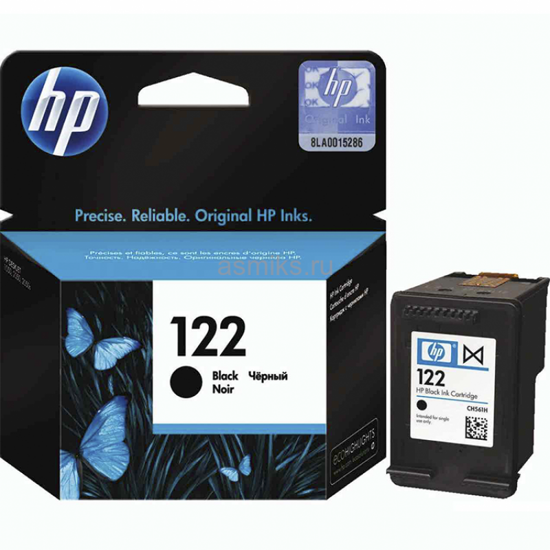 Картридж HP №122 (CH561HE), Black, DeskJet 2050, 120 стор/2 мл