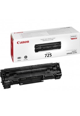 Картридж Canon 725, Black, LBP-6000/6020, MF3010, 1600 стор (3484B002)