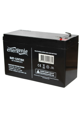 Батарея для ДБЖ 12В 7Ач EnerGenie 64x94x150 (ШхВхД) BAT-12V7AH