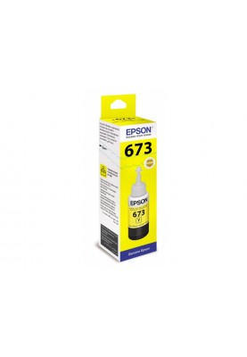 Чорнило Epson 673, Yellow, для L800/805/810/850/1800, 70 мл (C13T67344A)
