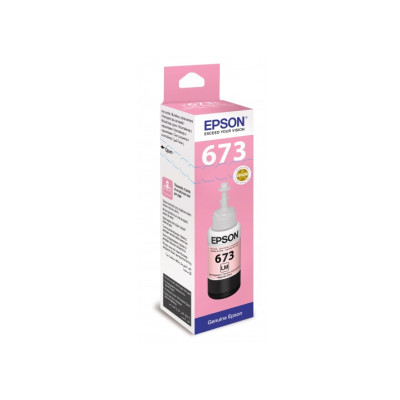 Чорнило Epson 673, Light Magenta, для L800/805/810/850/1800, 70 мл (C13T67364A)