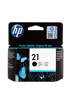 Картридж HP №21 (C9351AE), Black, Deskjet 3920/3940, D1360/D1460/D2330/D2360/D2460, F380/F4180, 150 стор/5 мл