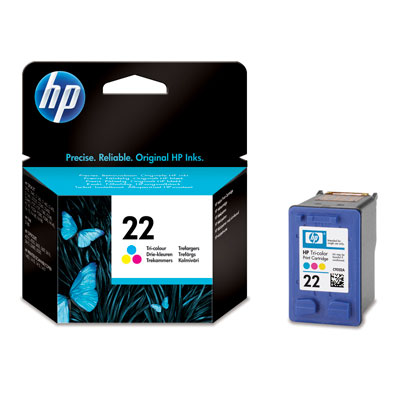 Картридж HP №22 (C9352AE), Color, DeskJet 3920/3940/D1460/D2460/F2140/F2180, PSC 1402/1410/1415/1417, 165 стор/5 мл