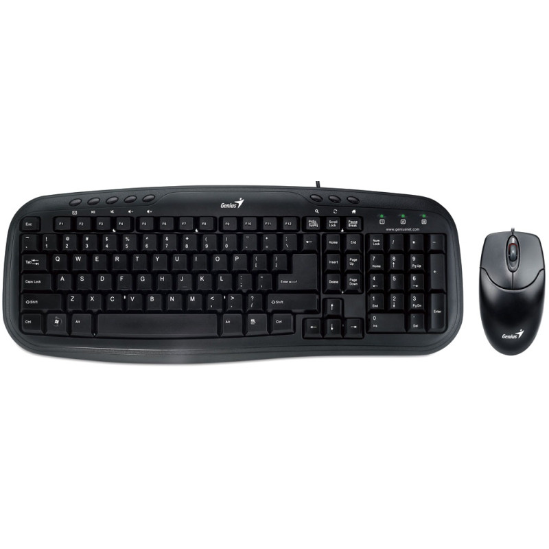 Комплект Genius Smart KM-200 Black Ukr, USB (31330003410)