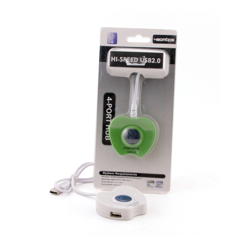 Концентратор USB 2.0 AtCom TD1031, Color, 4xUSB