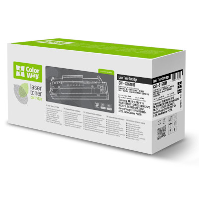 Картридж Samsung ML-1610D3, Black, ML-1610/1615/1620/2010/2015/2510/2570/2571, SCX-4321/4521, 3000 стор, ColorWay (CW-S1610M)