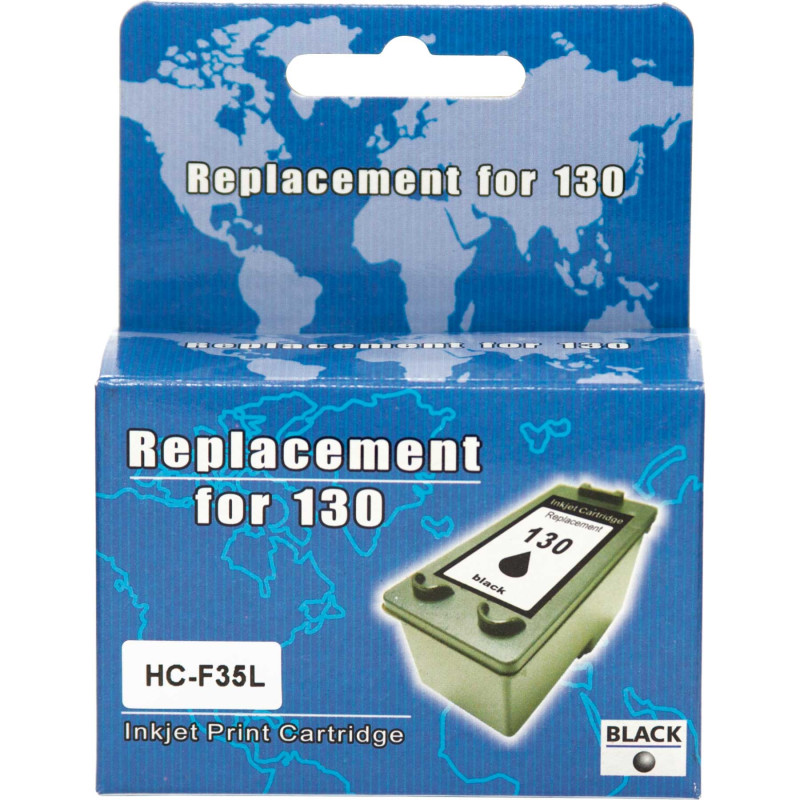 Картридж HP №130 (C8767HE), Black, DeskJet 5743/5943/6543/6623/6843/6943/6983/9803, PSC 2613/2713, Photosmart 8053/8153/8453/8753/B8353/D5063, MicroJet (HC-F35L)