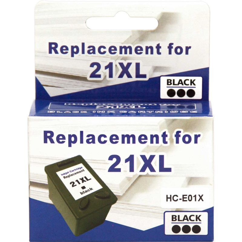Картридж HP №21XL (C9351CE), Black, DJ3920/PSC1410, MicroJet (HC-E01X)