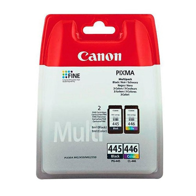 Комплект картриджів Canon PG-445 + CL-446, 8 мл + 8 мл (8283B004)