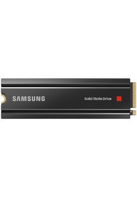 Твердотільний накопичувач M.2 1Tb, Samsung 980 Pro, PCI-E 4.0 x4, MLC 3-bit V-NAND, 7000/5000 MB/s, з радіатором (MZ-V8P1T0C)