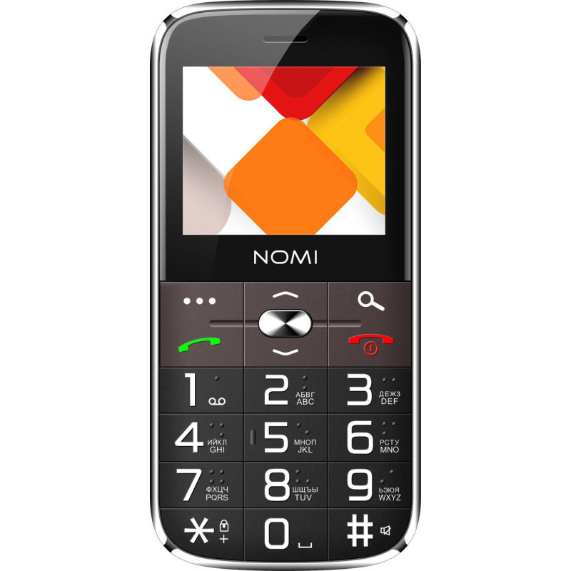Телефон Nomi i220 Black UA UCRF