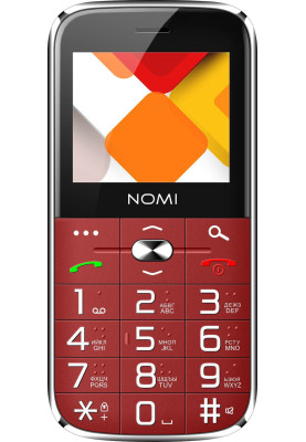 Телефон Nomi i220 Red Гарантія 12 місяців