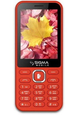 Телефон Sigma X-Style 31 Power Type-C Red UA UCRF