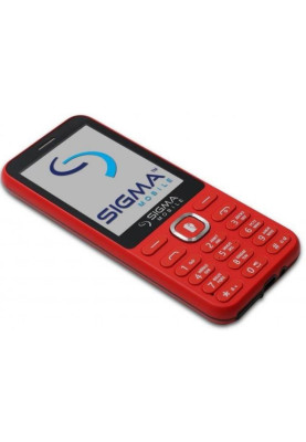 Телефон Sigma X-Style 31 Power Type-C Red UA UCRF