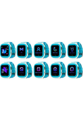 Smart Watch AmiGo GO004 Splashproof Camera+Led Blue UA UCRF