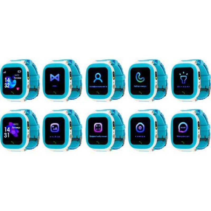 Smart Watch AmiGo GO004 Splashproof Camera+Led Blue UA UCRF