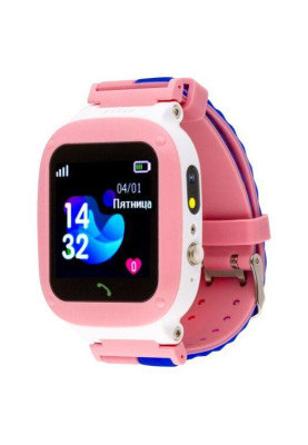 Smart Watch AmiGo GO004 Splashproof Camera+Led Pink UA UCRF