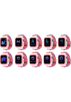 Smart Watch AmiGo GO004 Splashproof Camera+Led Pink UA UCRF