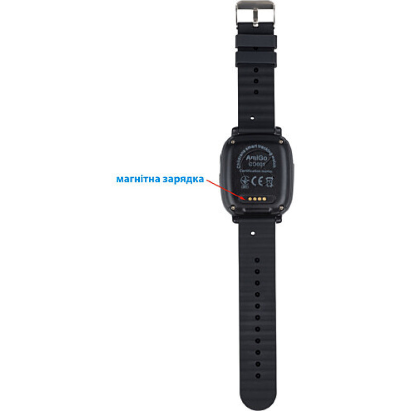 Smart Watch AmiGo GO001 iP67 Black UA UCRF