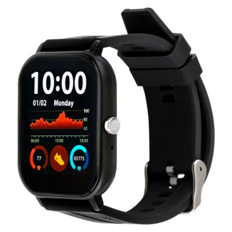 Smart Watch Amico GO FUN Pulseoximeter and Tonometer black