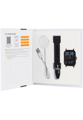 Smart Watch Amico GO FUN Pulseoximeter and Tonometer black