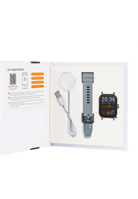 Smart Watch Amico GO FUN Pulseoximeter and Tonometer gray