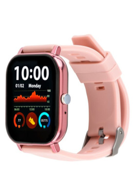 Smart Watch Amico GO FUN Pulseoximeter and Tonometer pink
