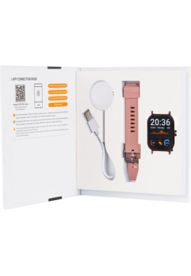 Smart Watch Amico GO FUN Pulseoximeter and Tonometer pink