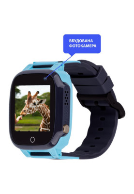 Smart Watch AmiGo GO008 MILKY GPS Wi-Fi Blue UA UCRF