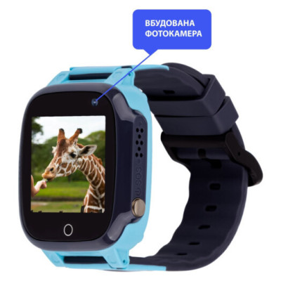 Smart Watch AmiGo GO008 MILKY GPS Wi-Fi Blue UA UCRF