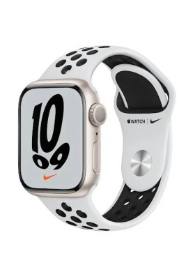 Apple Watch Series 7 Nike 41mm Pure Platinum/Black Nike MKN33 UA