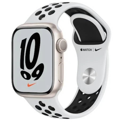Apple Watch Series 7 Nike 41mm Pure Platinum/Black Nike MKN33 UA