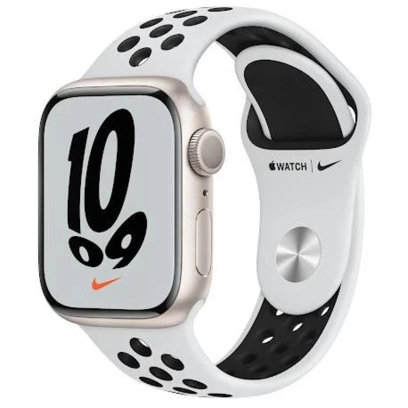 Apple Watch Series 7 Nike 41mm Pure Platinum/Black Nike MKN33 UA