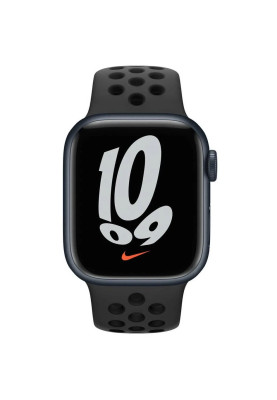 Apple Watch Series 7 41mm GPS Midnight Aluminium Case Anthracite/ Black Nike Sp/B MKN43 A2473